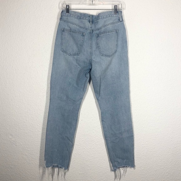 Free People We The Free Blossom Rigid Jeans Exposed Button Fly 26 - Picture 10 of 10